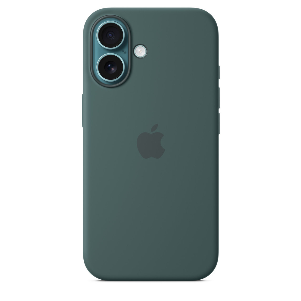 Silicone Case with MagSafe Lake Green iPhone 16