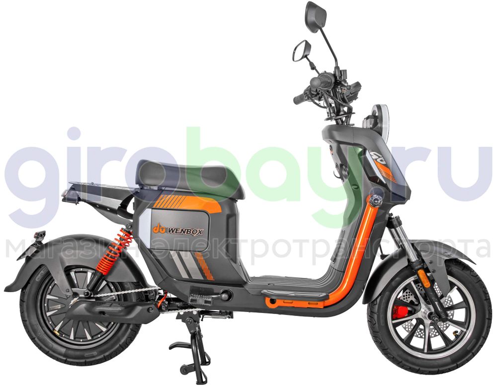 Электроскутер WENBOX U2 1500W (60V/45Ah) - Чёрный фото №5