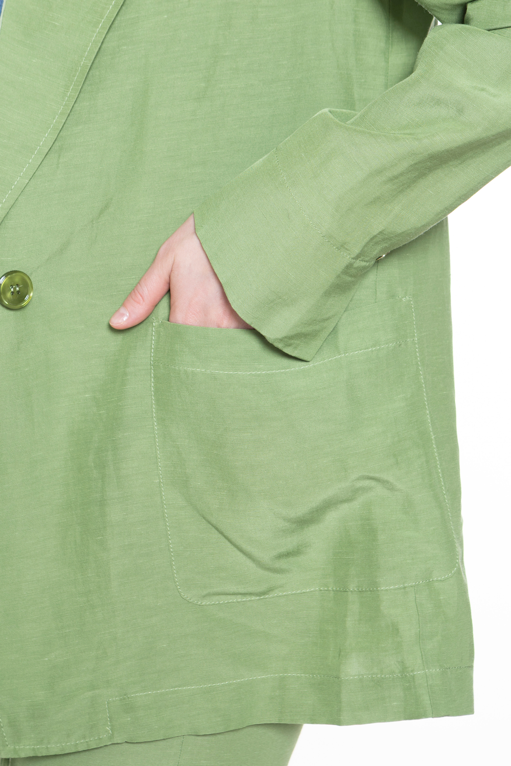 ЖАКЕТ ИЗ ЛЬНА И ВИСКОЗЫ