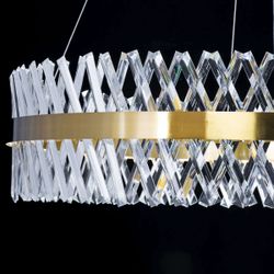 Citilux Ричард CL336103 LED Люстра хрустальная с пультом Бронза