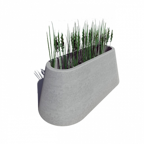 Вазон бетонный