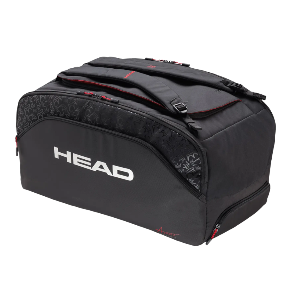 Сумка для падел Head Coello Pro X Padel L Black 2025, дуффл от Arturo Coello