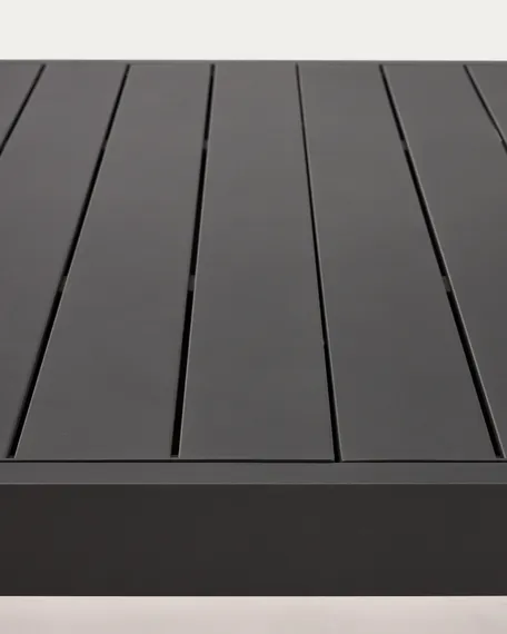 Стол Galdana уличный раздвижной из алюминия с черной отделкой 220 (340) x 100 см