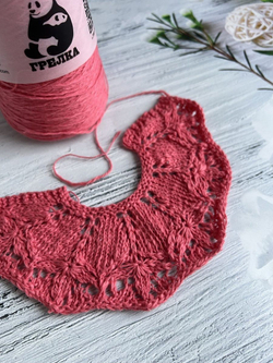 Хлопковая трикотажная пряжа для вязания Fiammato