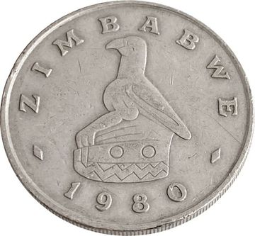 1 доллар 1980 Зимбабве