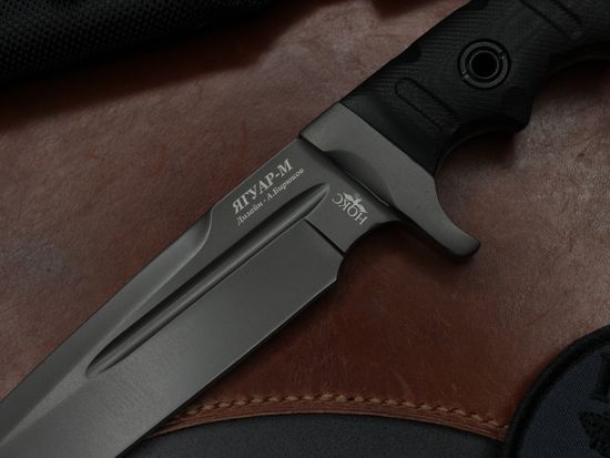 Полевой нож НОКС Ягуар М (AUS8) 602-780421 c клинком из стали AUS-8, рукоять G10