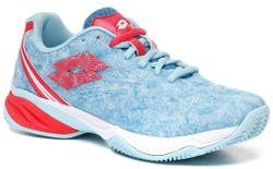 Женские кроссовки для Падел Lotto Superrapida 200 PRT W - clear water/calypso pink/mosaic blue