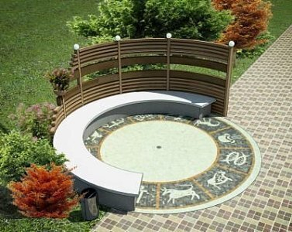 Скамья «Веста» бетонная