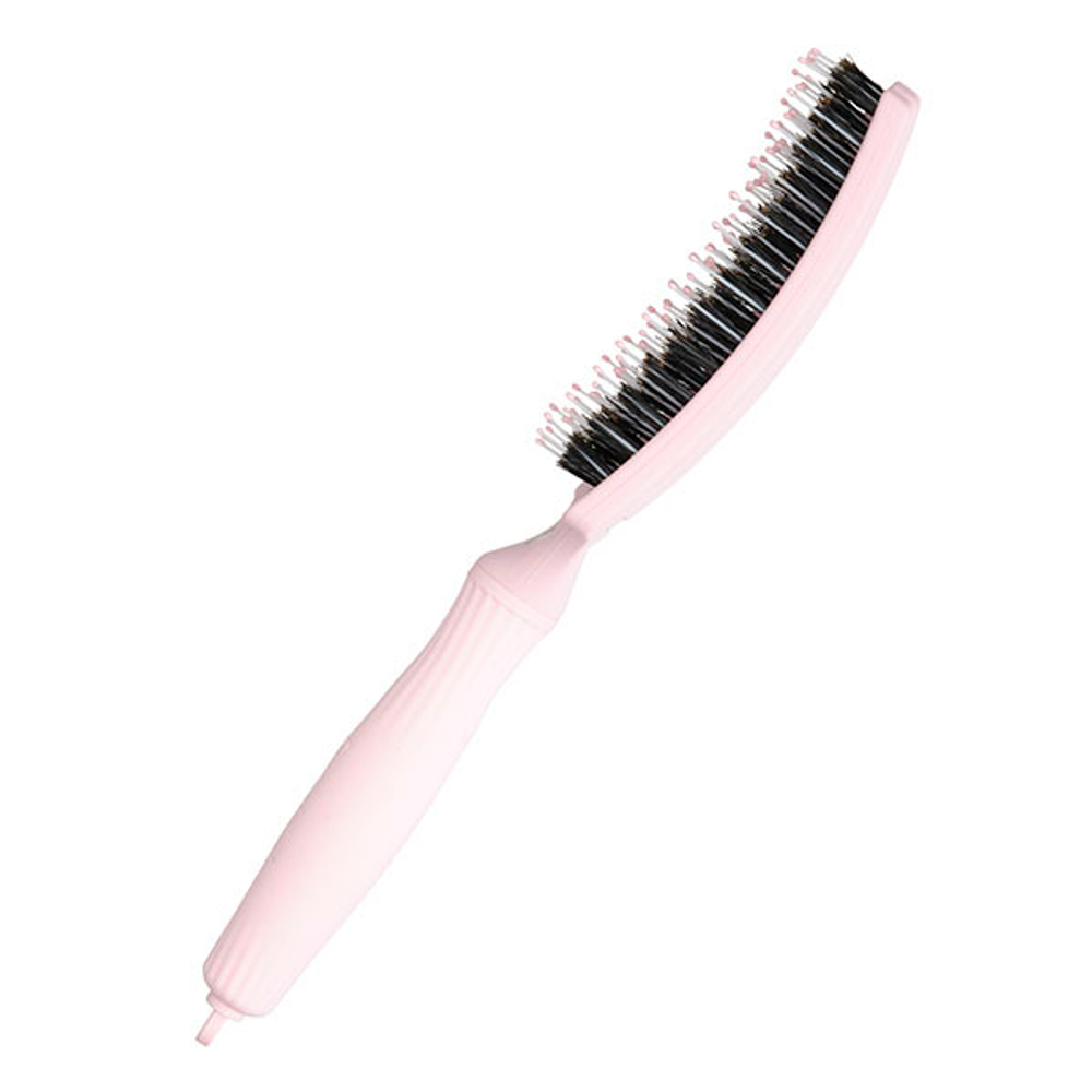 Olivia Garden Щетка для волос Fingerbrush Care Iconic Boar&Nylon Pastel Pink L