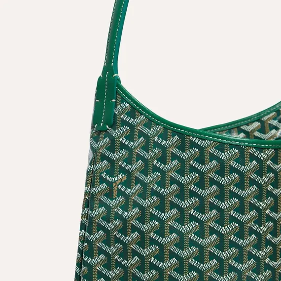 Сумка GOYARD Bohème Hobo, зелёный