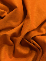 Джинса (деним) хлопок с эластаном Rochas оранжевая с бархатным покрытием