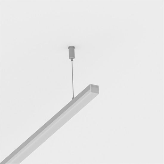 A202005S АЛЮМИНИЕВЫЙ ПРОФИЛЬ НАКЛАДНОЙ ДЛЯ УСТАНОВКИ СВЕТОДИОДНЫХ ЛЕНТ