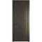 Межкомнатная дверь эмаль Profil Doors 6PA перламутр бронза глухая профиль чёрный матовый