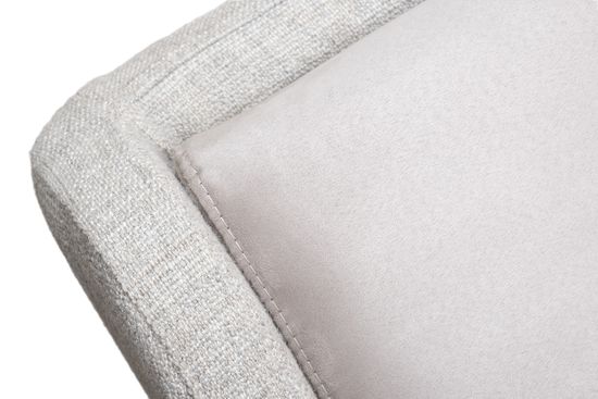 Кровать Michelle без под.мех. серый Norton SER+Mocka43 183*230*99см