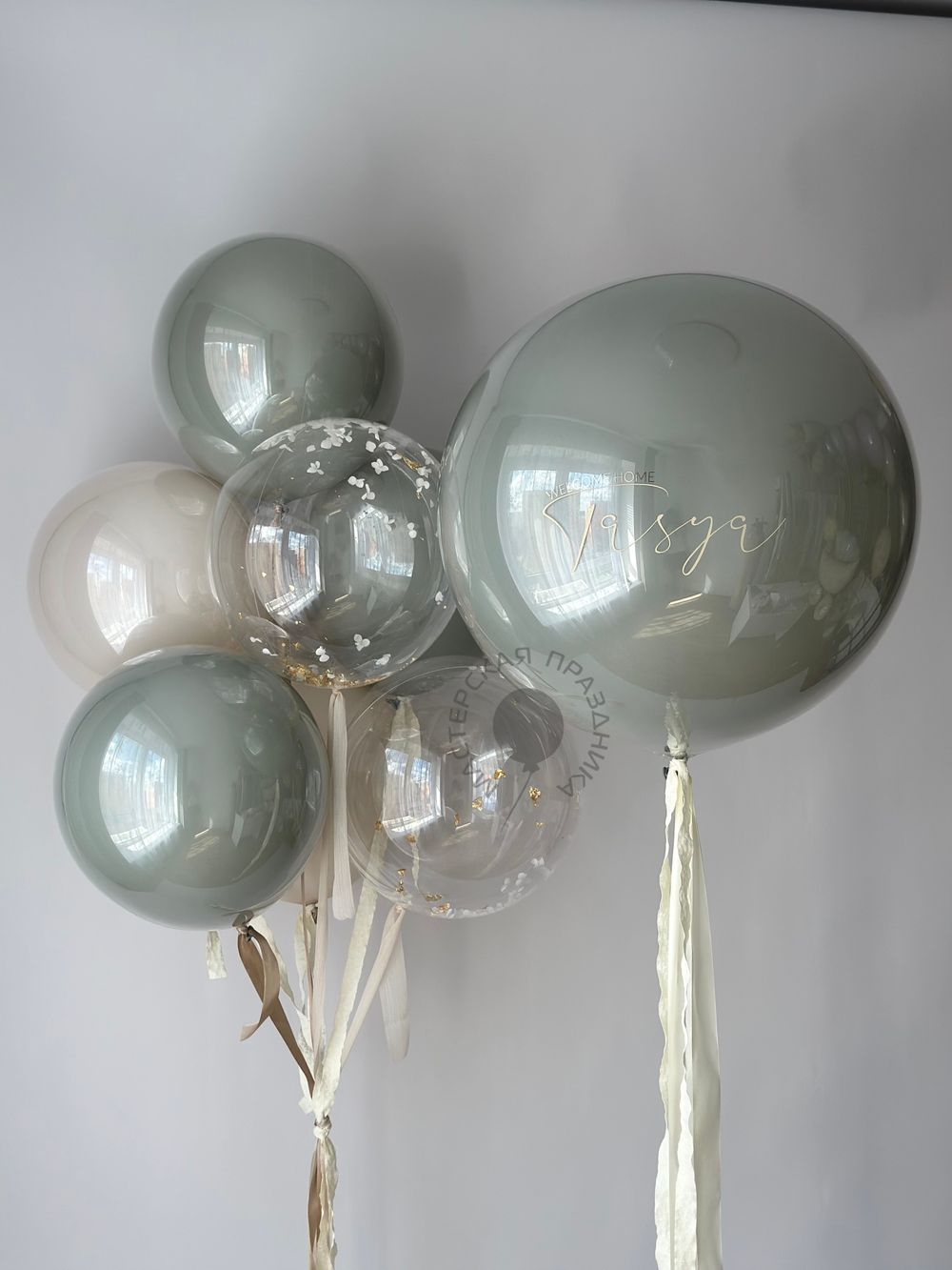 Воздушные шары на выписку №8790  Изображение4