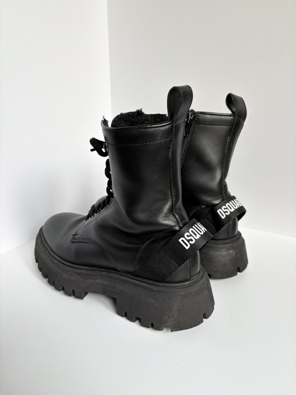 Кожаные ботинки Dsquared2, 36