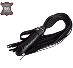 Черная плеть Ковбой с ручкой-фаллосом - 55 см. (Цвет: черный)