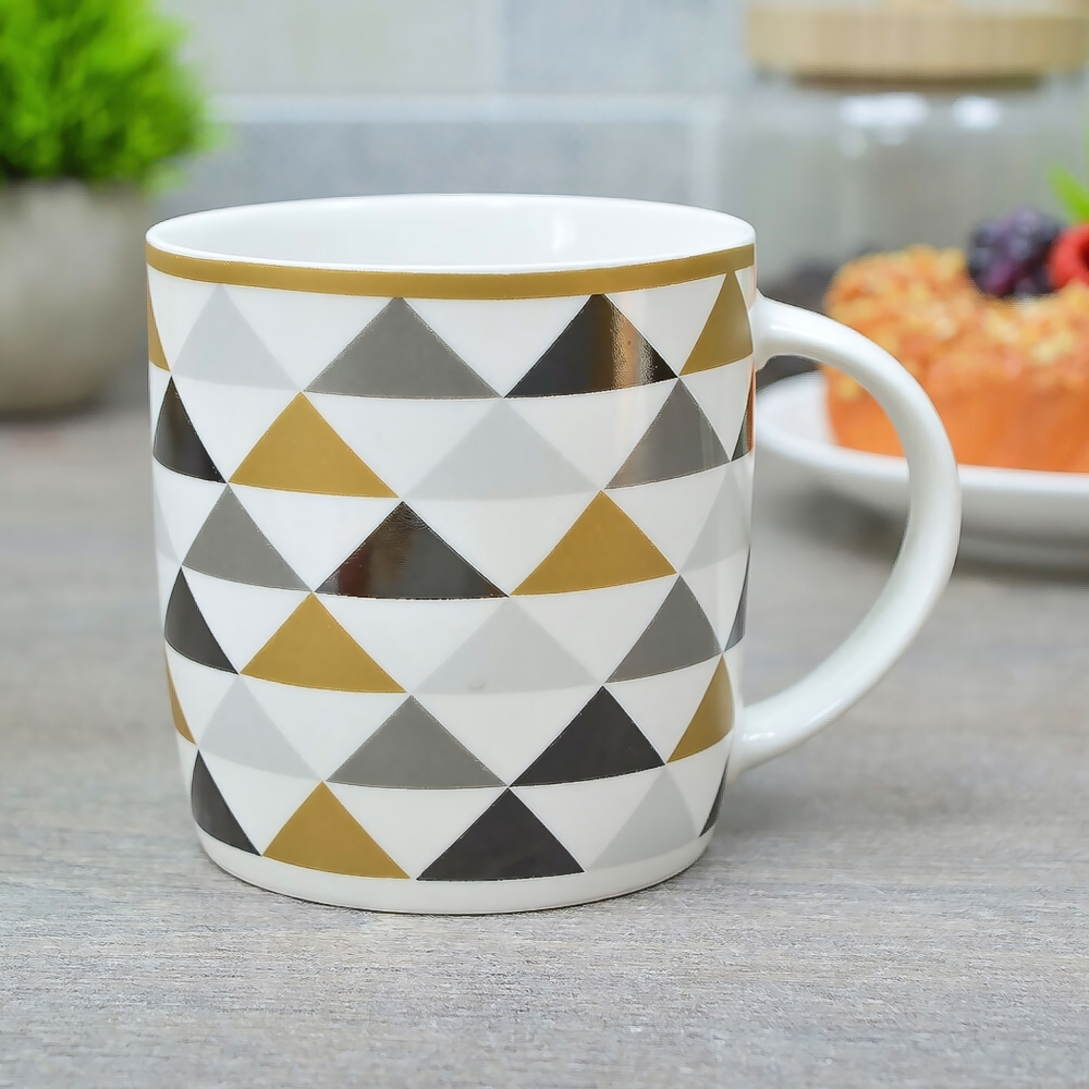 Кружка 250мл керамическая, цвет в ассортименте, NNAC-3592