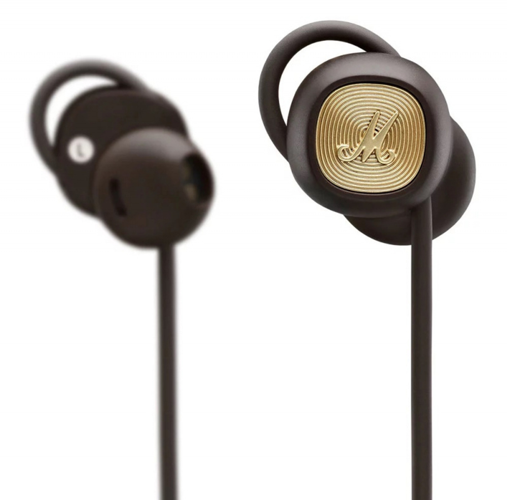 MARSHALL MINOR II BT BROWN наушники внутриканальные беспроводные , цвет коричневый.