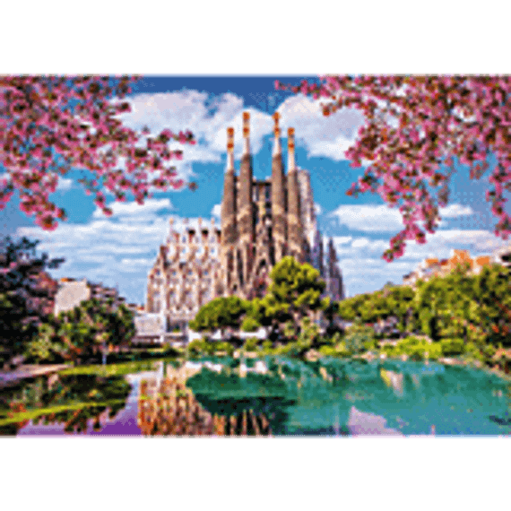 Pazl \ Puzzle \ Пазлы Puzzles - "1000 Premium Plus" - Photo Odyssey: Sagrada Família, Barcelona, Spain