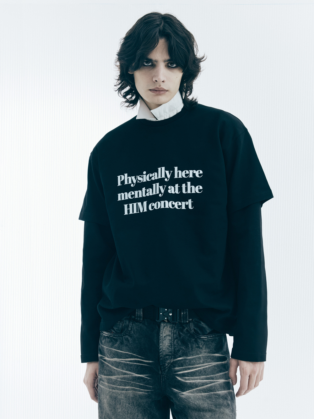 Футболка HIM concert, черная