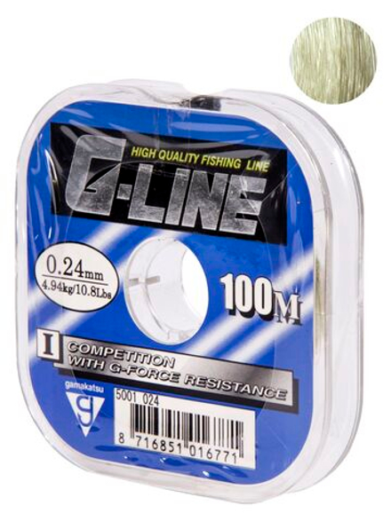 Леска монофильная Gamakatsu G-Line COMPETITION 100/024