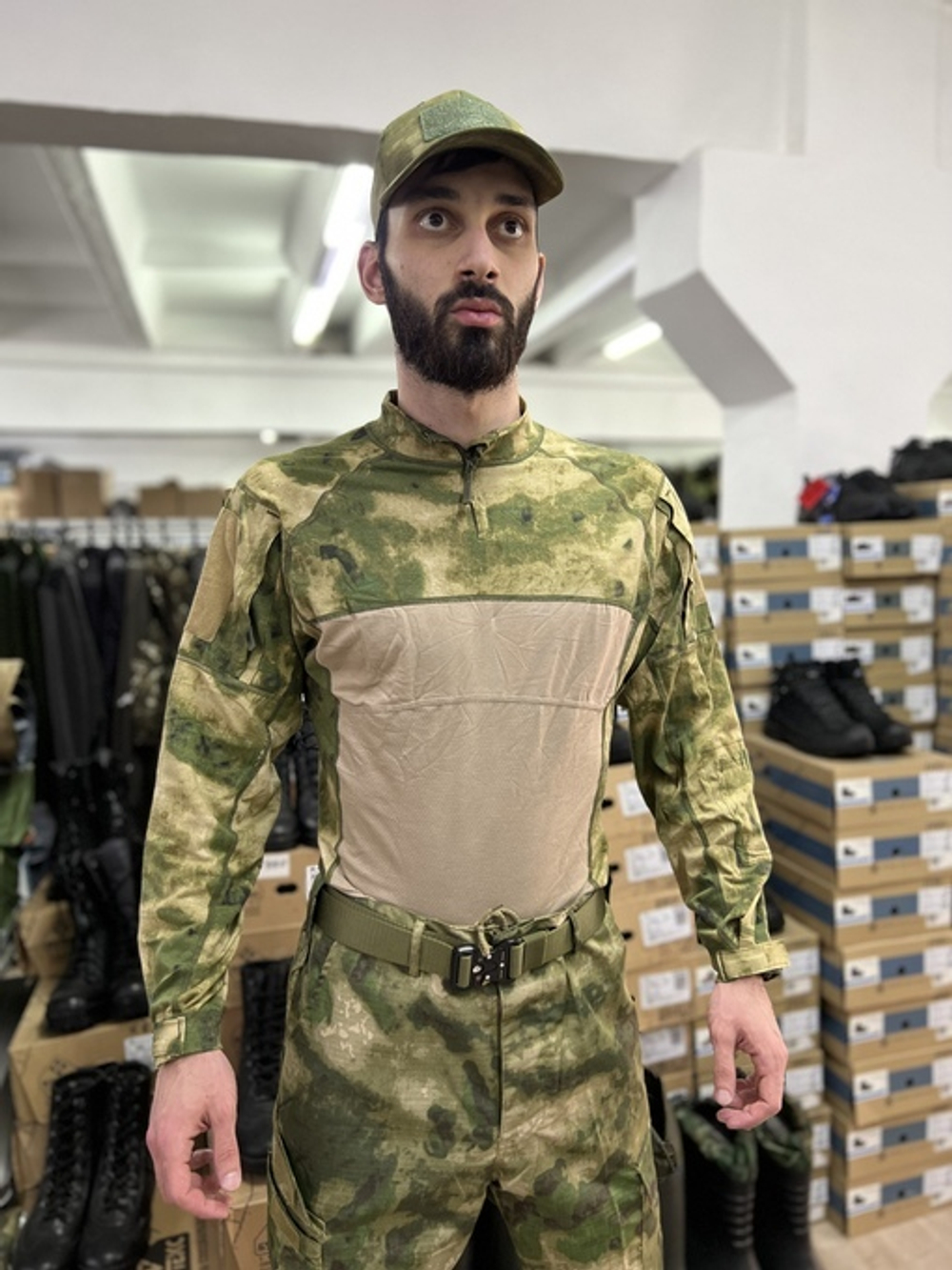 Тактическая боевая рубаха / мох