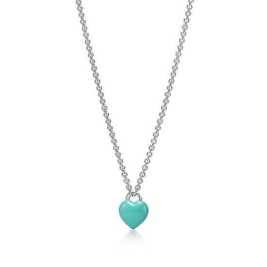 Браслет Return to Tiffany Full Heart в серебре в цвете Tiffany Blue