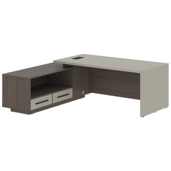 Стол руководителя с тумбой VCT 2119(L)  2100х1900х750 VELION