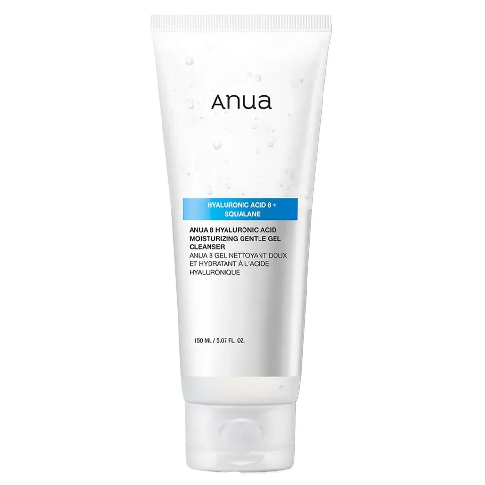 Anua 8 Hyaluronic Acid Moisturizing Gentle Gel Cleanser деликатный гель для умывания с гиалуроновой кислотой