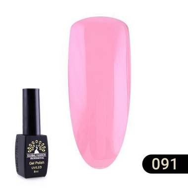Гель лак BLACK ELITE 091, Global Fashion 8 мл