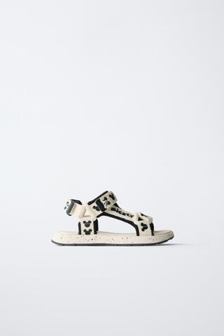 ZARA САНДАЛИИ С ПРИНТОМ «МИККИ МАУС» ©DISNEY, БЕЛЫЙ