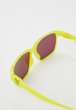 Спортивные очки HILX Rebel Shiny Milky Neon Yellow / Gold Mirror Polarized Lens