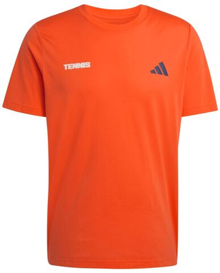 Теннисная футболка Adidas Hot Egg Graphic - pure orange