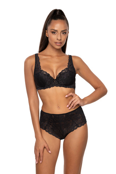 Бюстгальтер M-3824-22 Natalie Big Czarny MAT