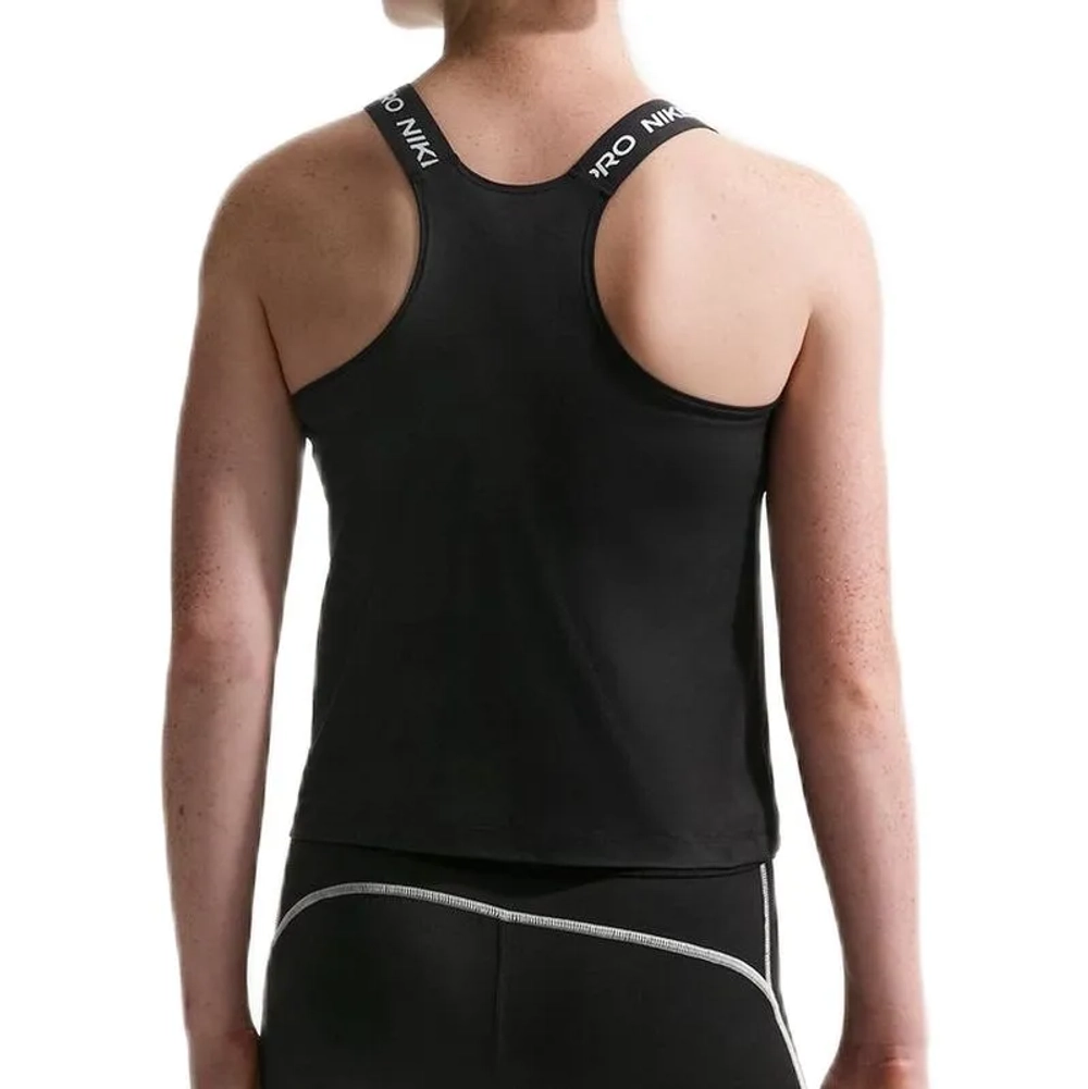 Футболка для девочки Nike Kids Pro Sleeveless - black/white