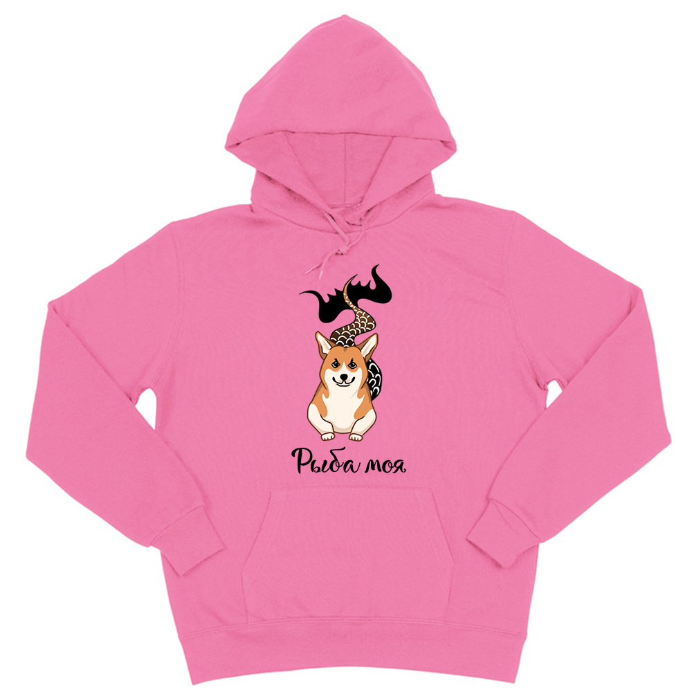 Толстовка "Корги - рыба моя"