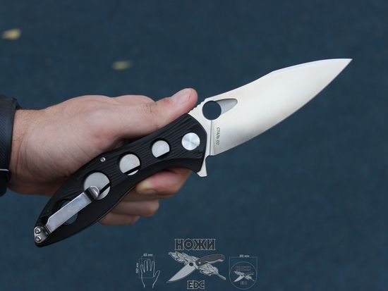 Складной нож НОКС Варан D2 335-100406 c клинком из стали D2, рукоять G10