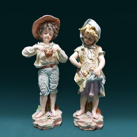 Винтаж: Скульптурная композиция «Сбор Урожая»