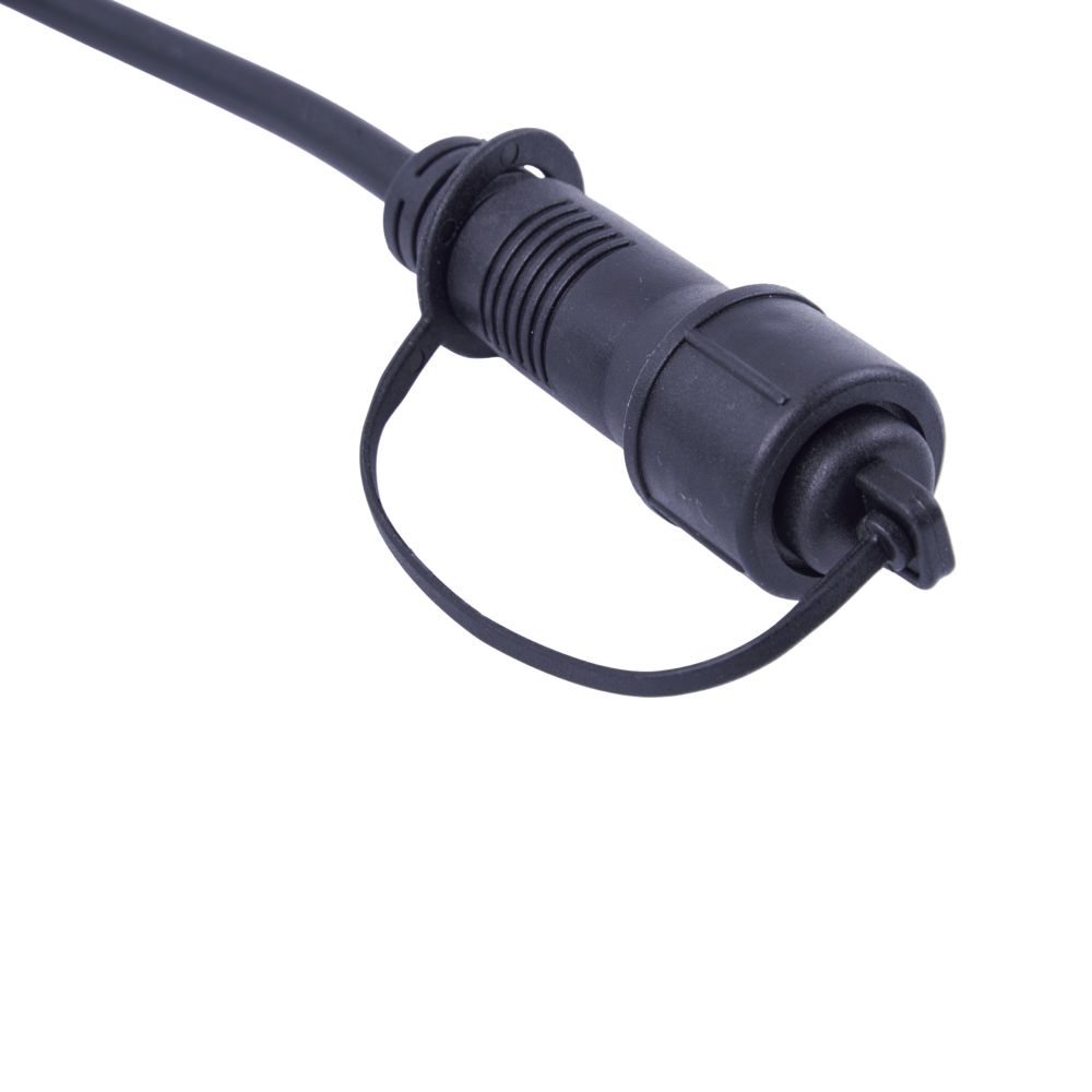 UCX-F90 S3-0.4M-BK Провод-разветвитель для гирлянд серии F90PRO. 0.4м. 3 выхода. Статика-мерцание. IP67. Черный. ТМ Uniel