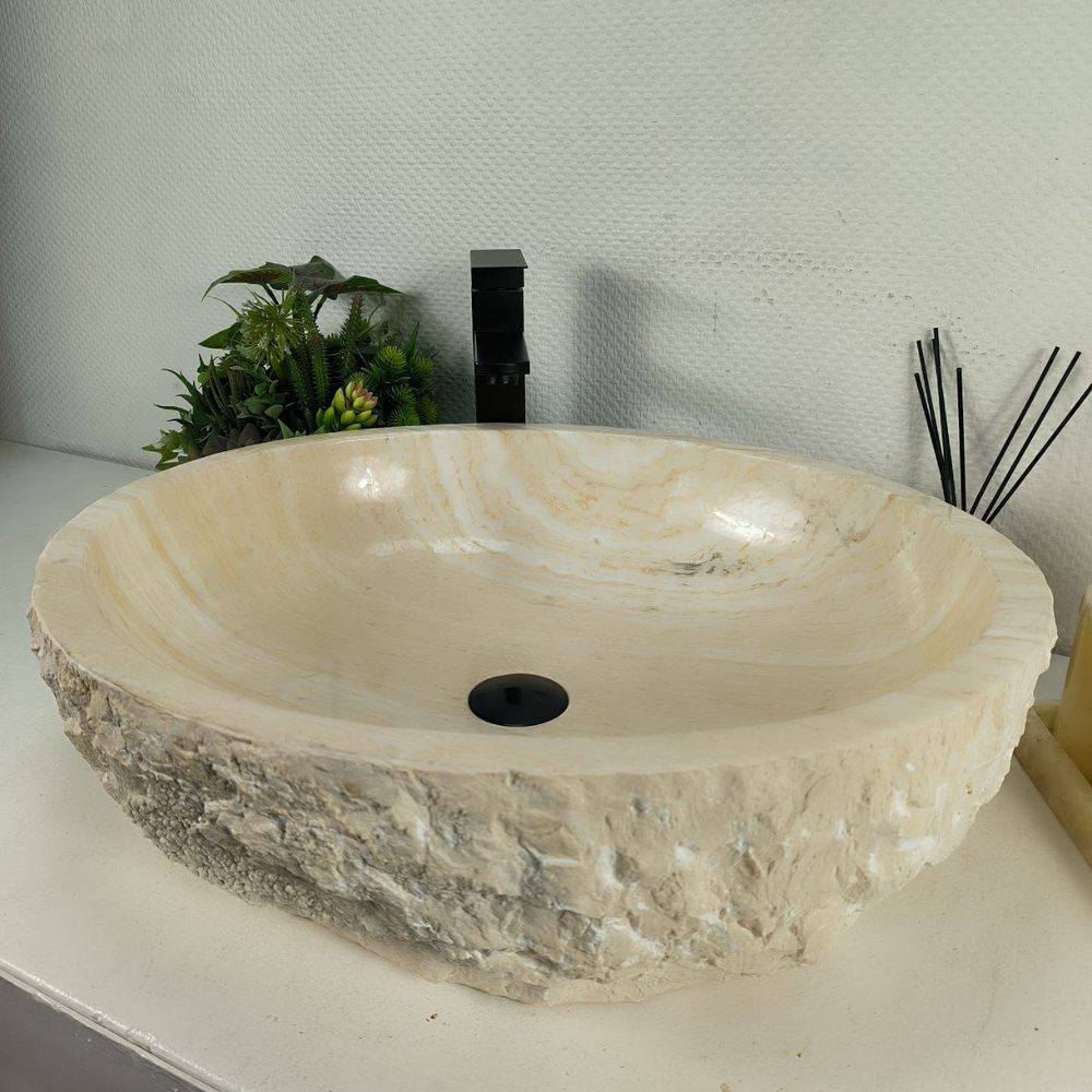 Раковина из оникса Erozy White EO-64415 60*52*16 0215