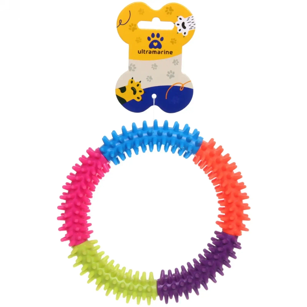 Игрушка для собаки «Кольцо - Зубочистка», мульти цвет, 15см (лейбл)✦