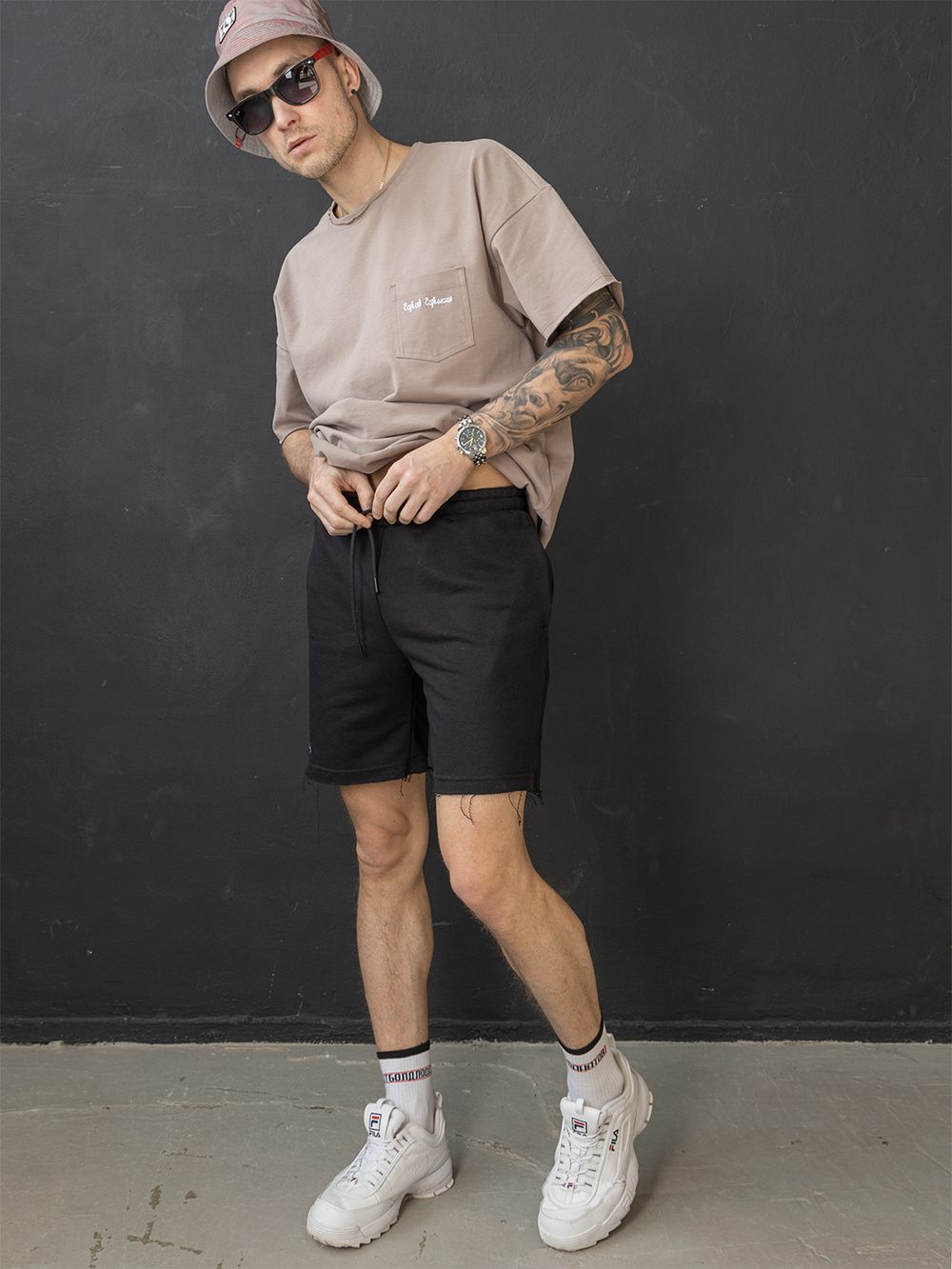 Шорты короткие Город Горький черные