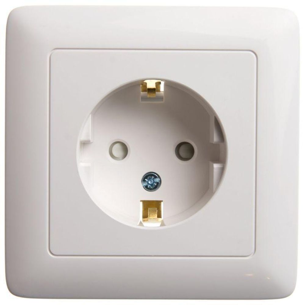 Розетка 1-м СП 1мод. Хит 16А IP20 250В с заземл. защ. шторки бел. SE RS16-136-B Розетка 1-м СП 1мод. Хит 16А IP20 250В с заземл. защ. шторки бел. SE RS16-136-B