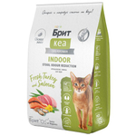 Сухой корм для взрослых домашних кошек Брит BRIT CARE INDOOR STOOL ODOUR REDUCTION с индейкой и лососем 7кг