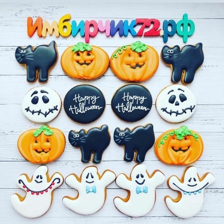 Имбирный пряник Хэллоуин