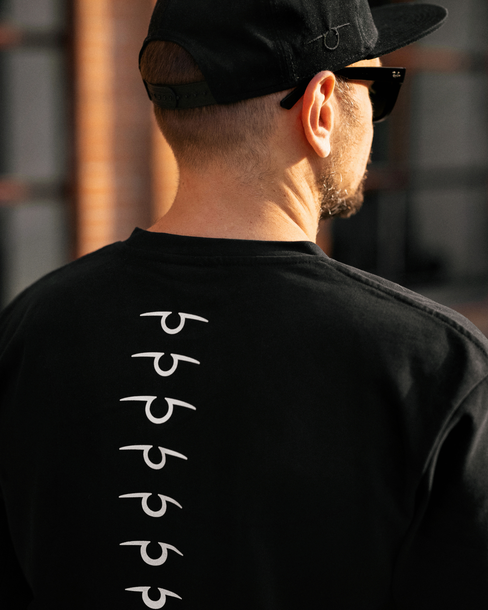 Футболка свободного кроя, черный, размер S