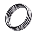 Металлическое эрекционное кольцо с рёбрышками размера L