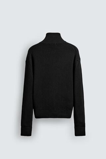 ZARA КАРДИГАН ПЛАТОЧНОЙ ВЯЗКИ — LIMITED EDITION, ЧЕРНЫЙ