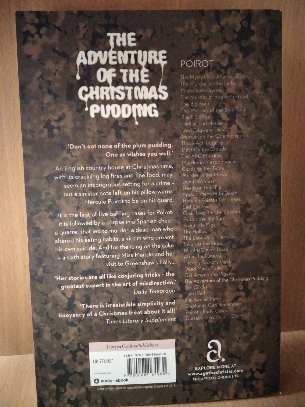Adventure of the Christmas Pudding